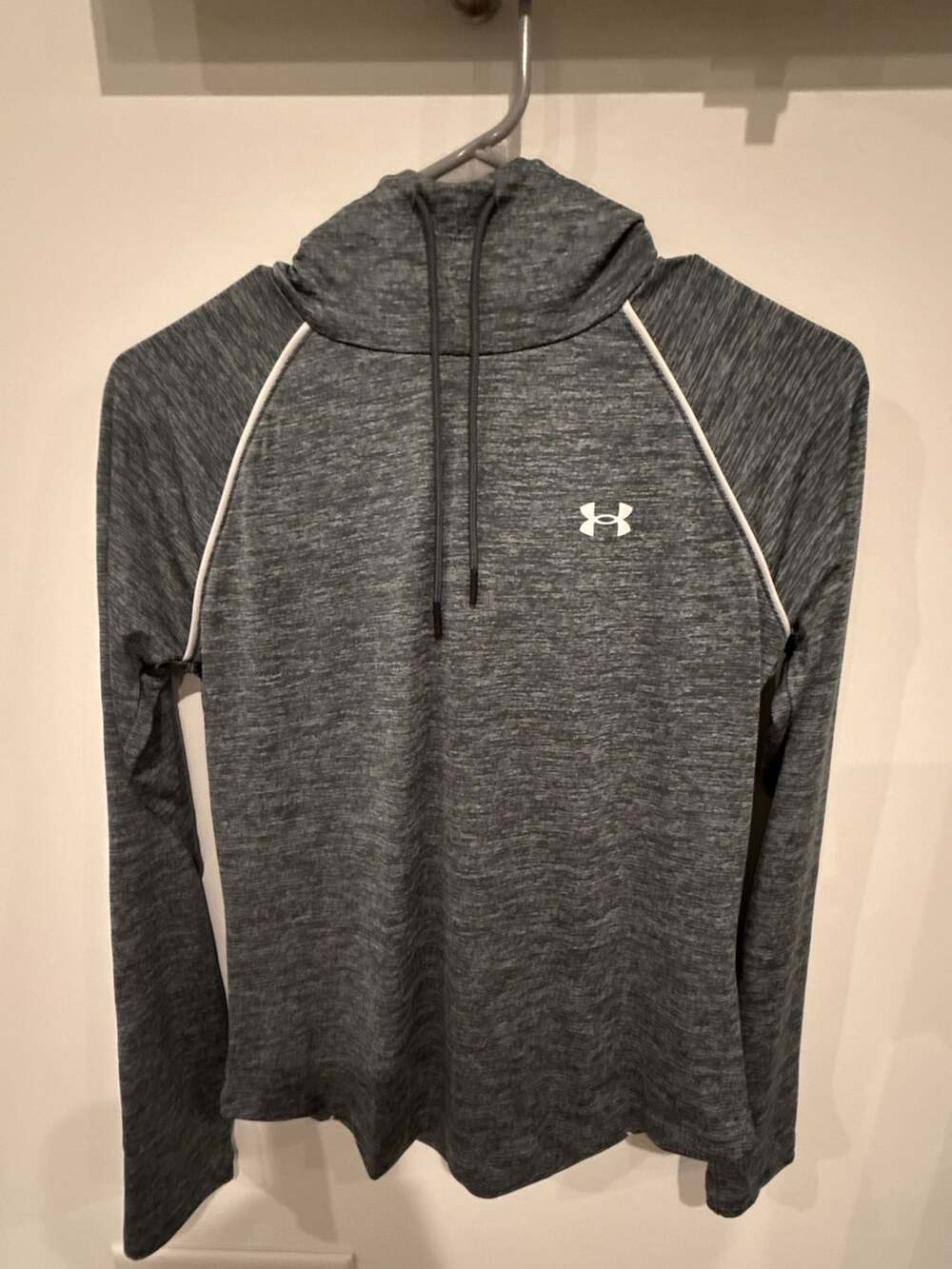 Under Armour Women's Velocity Wordmark Hoodie Gray XS